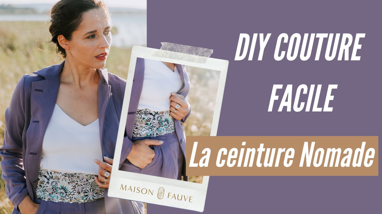 Patron couture gratuit ceinture Nomade / PDF à télécharger