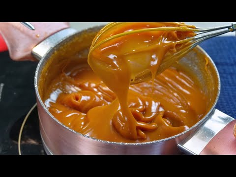 Extra Firm Creamy Caramel Filling for Cakes and Cupcakes! Only 4 Ingredients, Nothing Else!