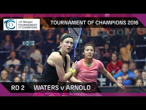 Squash: Tournament of Champions 2016 - Women's Rd 2 Highlights: Waters v Arnold