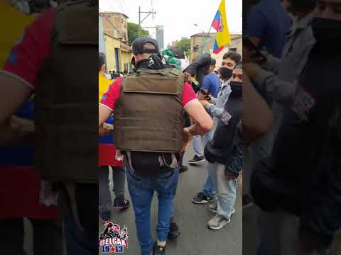 "Rexixtenxia Norte en las manifestaciones del primero de mayo 2021" Barra: Rexixtenxia Norte • Club: Independiente Medellín