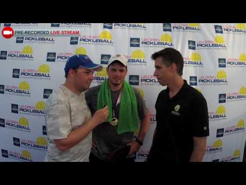 Pre-Recorded Live:  INTERVIEW Men's Doubles 19-49, 5.0 GOLD - US Open Pickleball Championships 2017