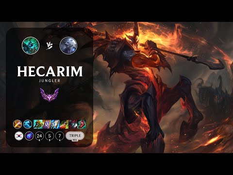 Hecarim Jungle vs Volibear - KR Master Patch 13.4