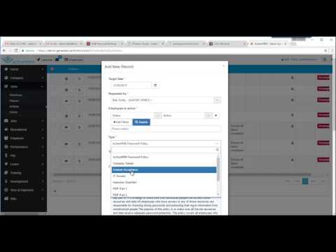 ActionHRM video/presentation/materials
