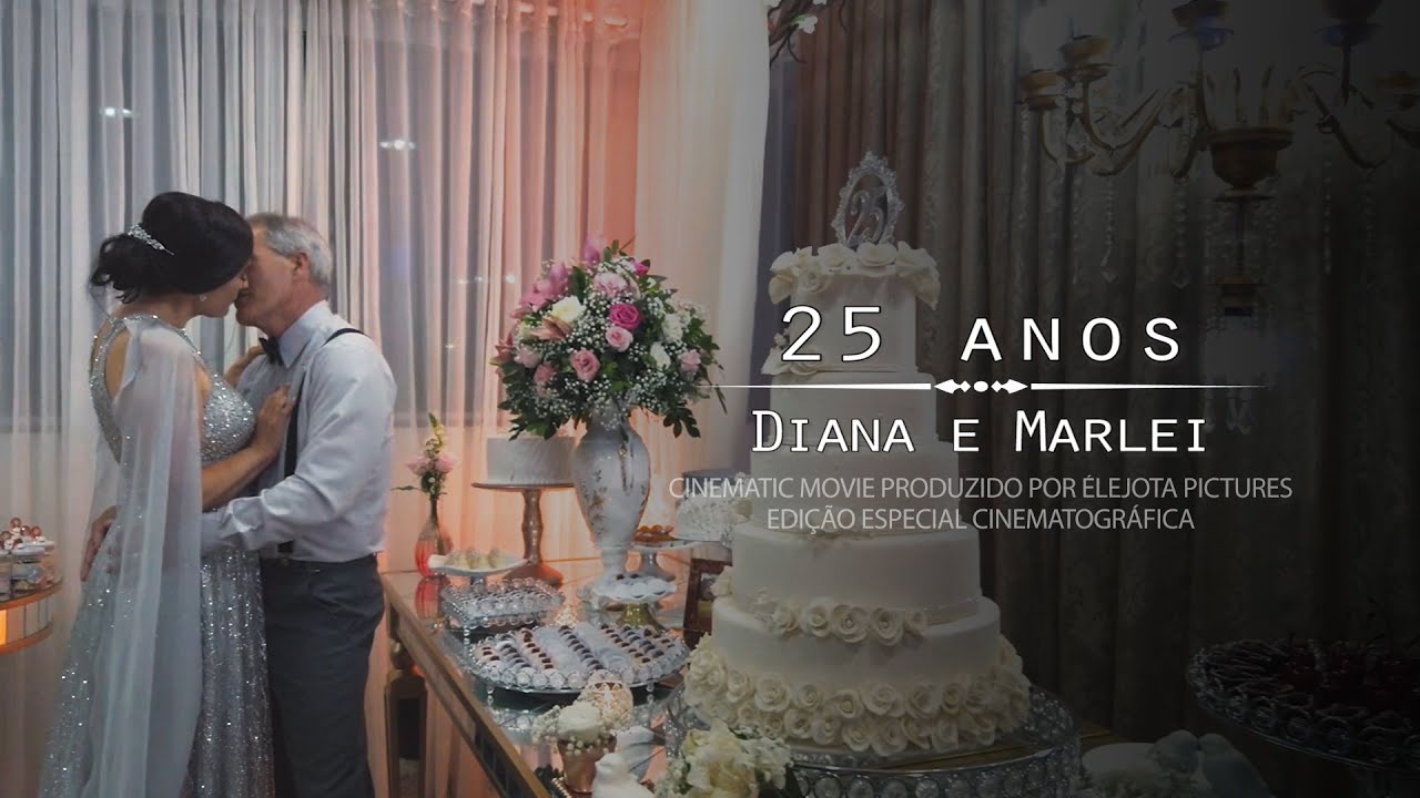 Bodas de Prata de Diana e Marlei /25 anos de casados / Renovação de votos