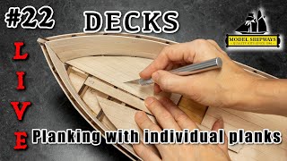 Ep. 22 - GROUP BUILD - DECKS - Gunboat PHILADELPHIA (1776) - Model Shipways KIT