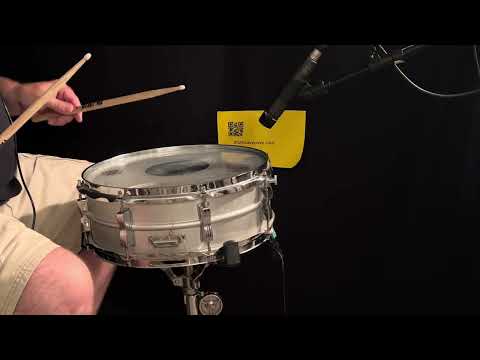 VINTAGE 1970s LUDWIG LM404 5X14" ACROLITE SNARE DRUM, DEMO VIDEO, ALL OEM! image 13