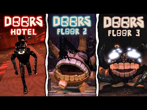 ROBLOX DOORS HOTEL vs DOORS FLOOR 2 vs DOORS FLOOR 3
