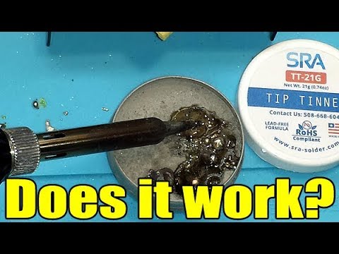 Can Tip Tinner restore a dirty soldering iron tip