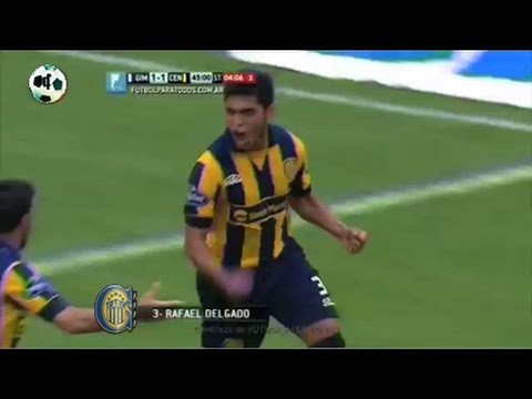 Gol Rafael Delgado - Gimnasia 1 Vs Rosario Central 2 - Primera División 2014