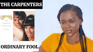 CARPENTERS - Ordinary Fool REACTION