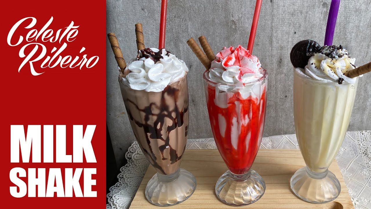 Como fazer Milk Shake - Chocolate, Creme e Sensação