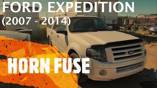 Ford Expedition - HORN FUSE LOCATION (2007 - 2014)