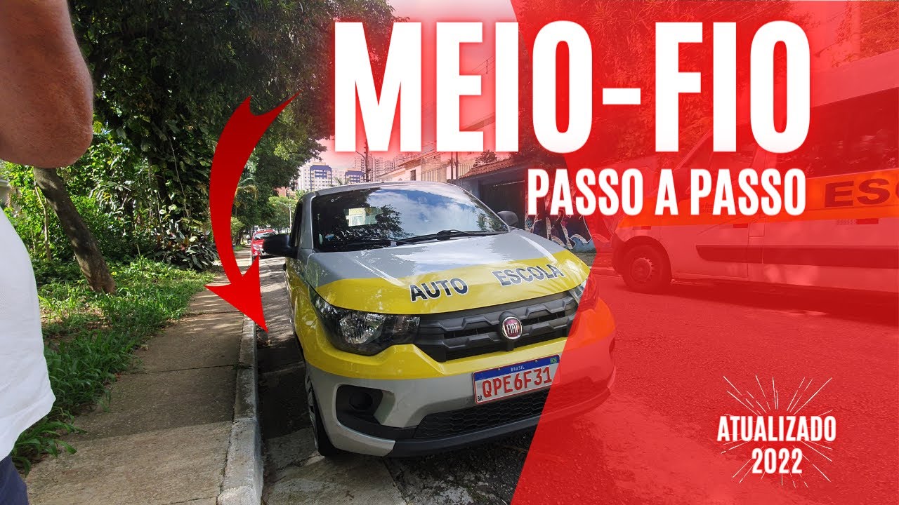 MEIO FIO -  Como Estacionar o Carro - Passo a Passo Completo