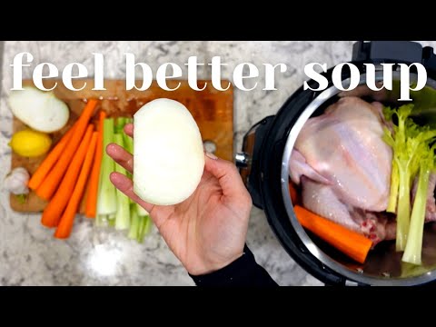 Easy Instant Pot Chicken Soup and Bone Broth Recipe |...