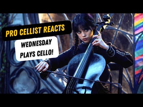 Is Wednesday Really Playing the Cello Paint it Black? A Pro Cellist Reacts!