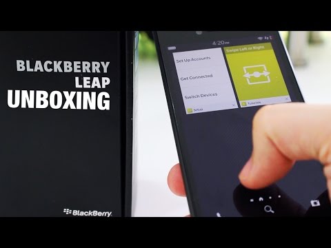 BlackBerry Leap unboxing and first impressions