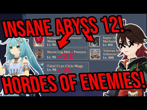 MOST INSANE Abyss 12 Yet?! Best Teams, Tips, & Speedrun! Genshin Impact Luna II