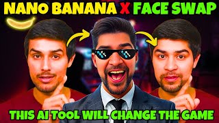 This insane AI tool generates insane Face swap videos | Nano banana AI image generator