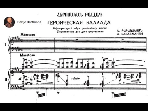 Arno Babajanyan - Heroic Ballad for Piano and Orchestra (1950)