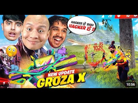 Hecker Hai Bhai Hecker 🤪 Groza X Perfect Headshots Gameplay in New Update