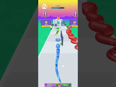 🐍 Snake Run Race 3D | Crazy Snake Racing Challenge 🏁🔥 Slither to Victory! #short @GameToGame247