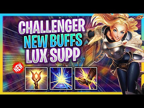 KOREAN CHALLENGER TRIES LUX WITH NEW BUFFS! | Challenger Plays Lux Support vs Alistar!  Season 2023