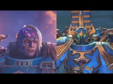 Warhammer 40K Space Marine 2 - All Thousand Sons Chaos Space Marines Of Tzeentch Cutscenes