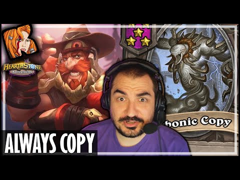 ALWAYS BET ON THE COPY! - Hearthstone Battlegrounds