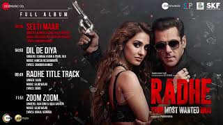 Radhe Movie All Songs 🎧  Audio Jukebox  Salman 