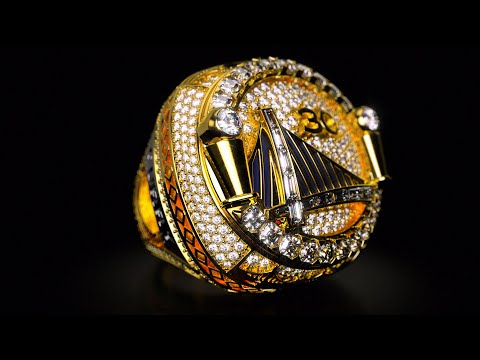GOLDEN STATE WARRIORS CHAMPIONSHIP RING 2017 - 2018