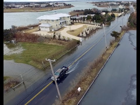 DRONE NY Inc - Nor'Easter Flooding - Quogue NY