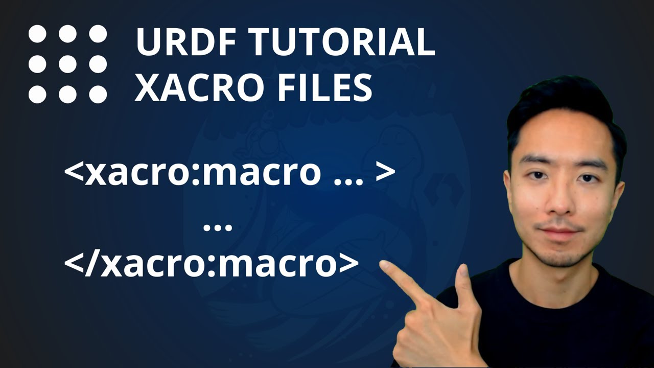 ROS2 URDF Tutorial Xacro Files (Simplify URDF with Xacro Propety and Xacro Macro)