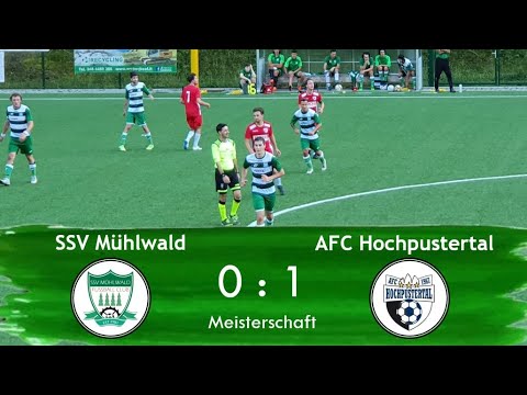 1. Meisterschaftsspiel - SSV Mühlwald - AFC Hochpustertal (0-1 - 05/09/2020)