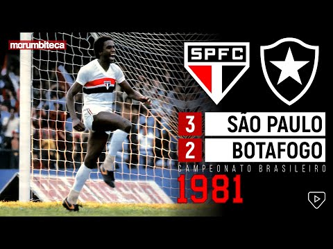 São Paulo 3x2 Botafogo - 1981 - Everton's legendary goal and one of the greatest comebacks in his...