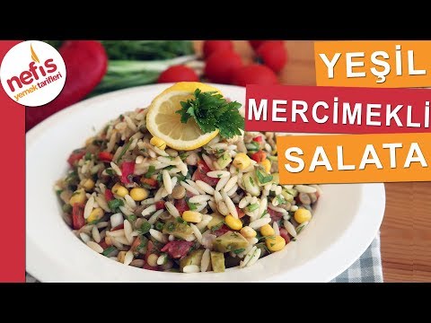 Şehriyeli Yeşil Mercimek Salatası - Çok lezzetli bir salata tavsiye ederiz :) Video