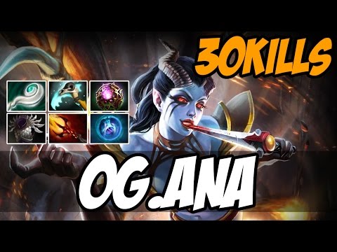 OG.Ana Plays Queen of Pain WITH 30 KILLS - Dota 2
