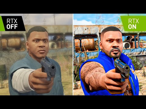 GTA 5 2013 vs 2022 - RTX OFF vs ON Graphics Comparison 'Final Mission' [RTX™ 3090 8K PC MODS]