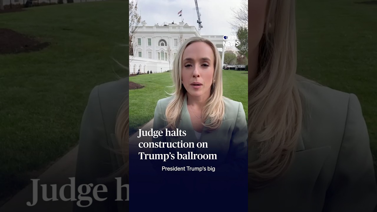 Trump's White House Ballroom Construction Halted by Judge