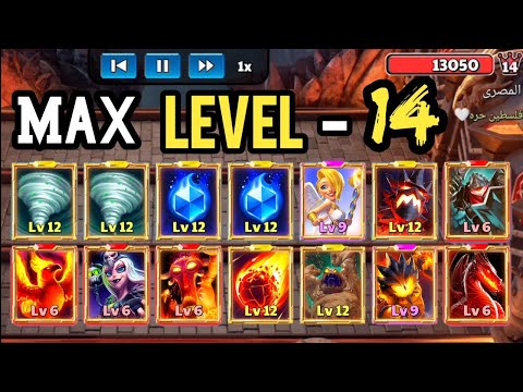 Battle Against Max Level 14 Castle Players! Castle Crush 