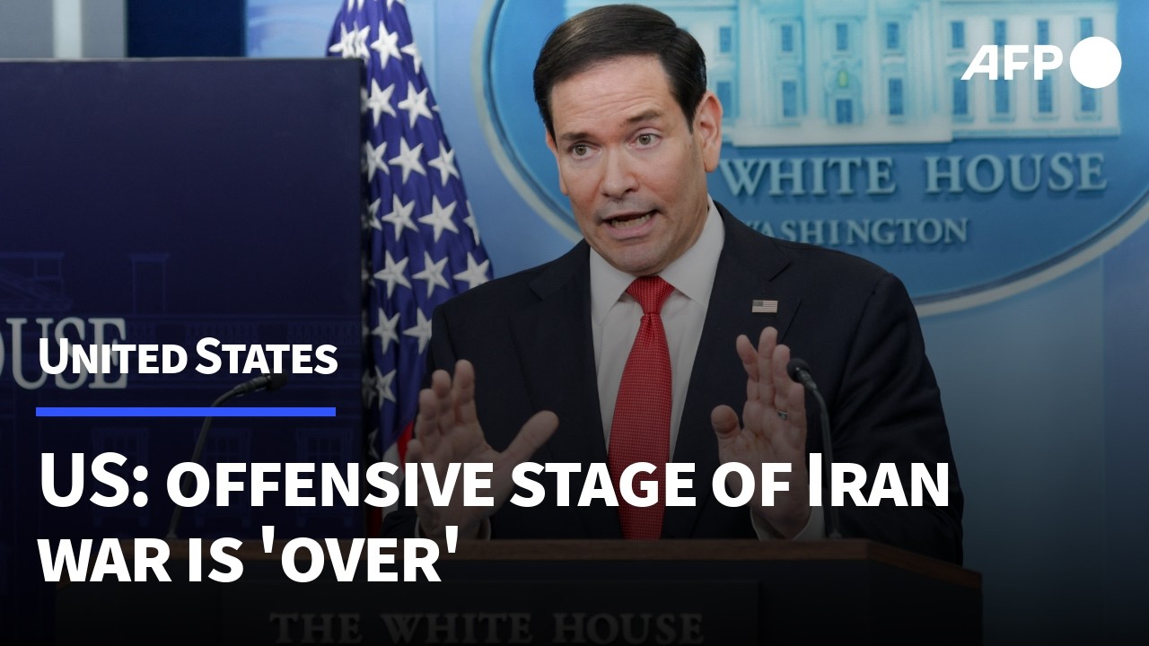 Video | Rubio says offensive stage of Iran war is 'over' | AFP