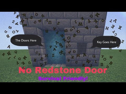 Insane Redstone Door Trick! | Minecraft Shorts