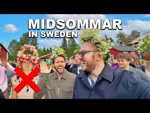 We Celebrated Sweden's CRAZY Midsummer Festival🇸🇪 (not like the horror movie)
