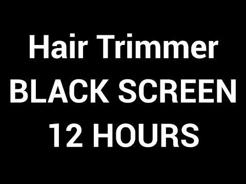 🌌 Midnight Grooming | 12-Hour Tranquil Shaver Sounds on Black Screen 🪒