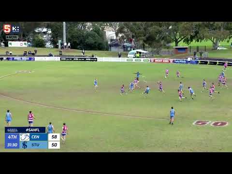 Rd 16 Hostplus SANFL Snapshot - Sturt's Malachy Carruthers swings it through on left foot
