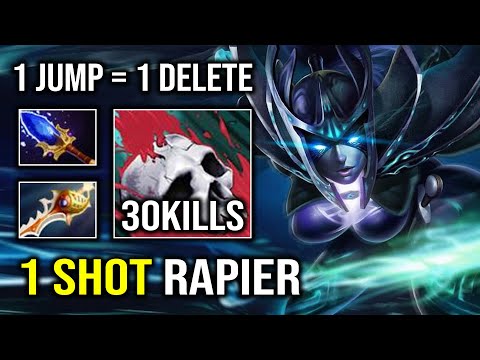 1 Shot Divine Rapier Phantom Assassin +1K Gold Per Min Brutal Late Game 7.33b Carry Dota 2