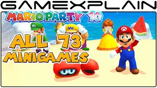 Mario Party 10 - All 70+ Minigames! (Gameplay Footage of every one) [Wii U]