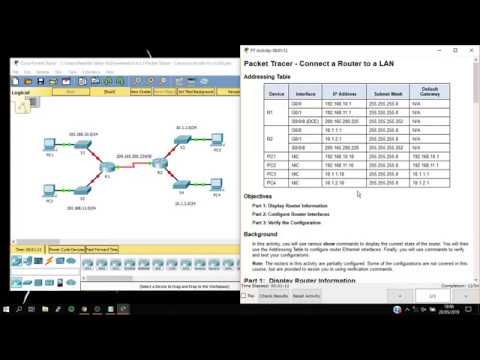 CCNA 6.4.3.3 Packet Tracer - Connect a Router to a LAN | Renaldo Valian - 41518110068 #ProdiTIUMB