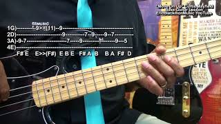 😎 How To Play MOVE ON UP Curtis Mayfield On Bass Guitar EricBlackmonGuitar HQ