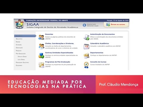 SIGAA Vídeo 5 Ferramenta Fórum