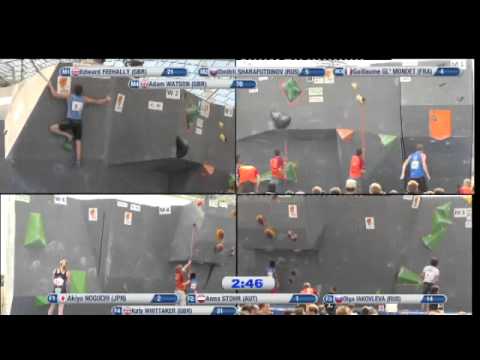 Climbing World Cup 2012 Boulder Munich, GER - Women's and Men's Semifinals
